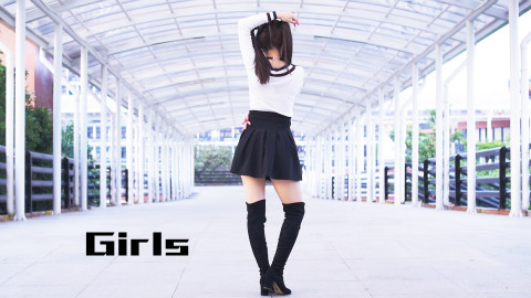 【L.I.K.E-静静】Girls ♡ 御姐 ☑ 绝对领域 ☑ 双马尾 ☑ 大长腿 ☑